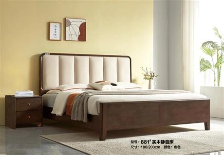881#真皮大床